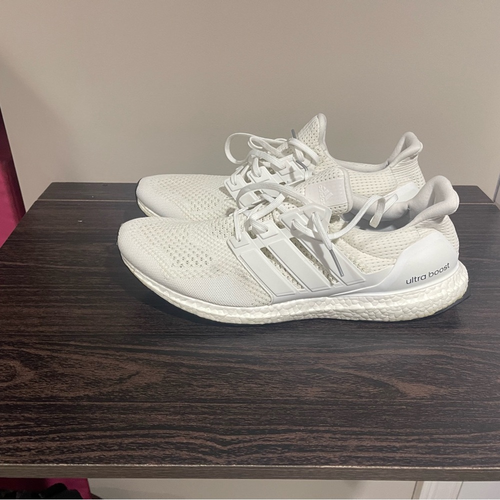 Used adidas all white ultra boost
